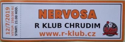  Nervosa, Horrible Creatures, Chrudim - R klub - 12.7.2019